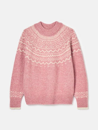 Joules Charlotte Crew Neck Fair Isle Jumper