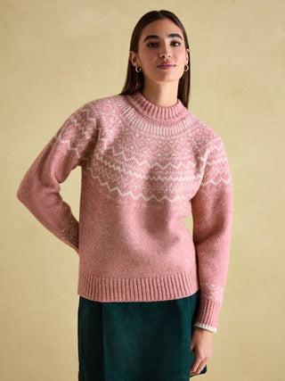 Joules Charlotte Crew Neck Fair Isle Jumper