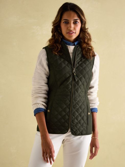 Joules Minx Showerproof Diamond Quilted Gilet