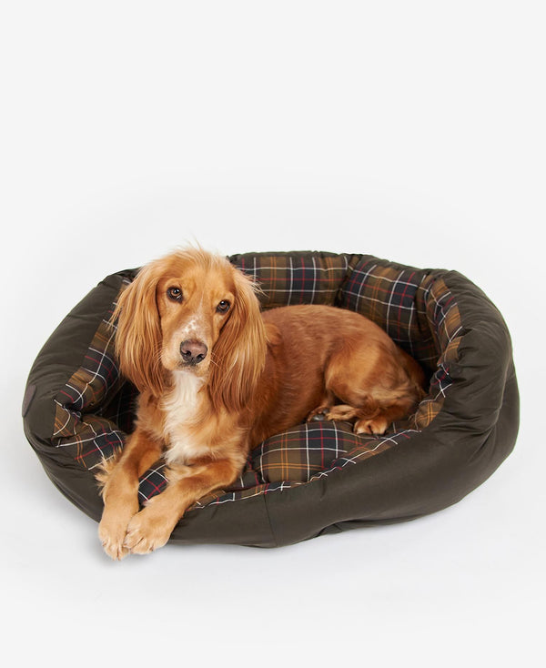 Barbour Wax Cotton Dog Bed 35 Inches