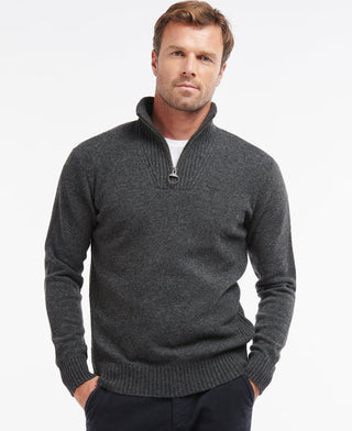 Barbour Essential Lambswool Half Zip Jumper