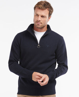 Barbour Essential Lambswool Half Zip Jumper