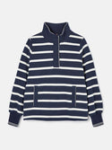 Joules Burnham Funnel Neck Quarter Zip Sweatshirt