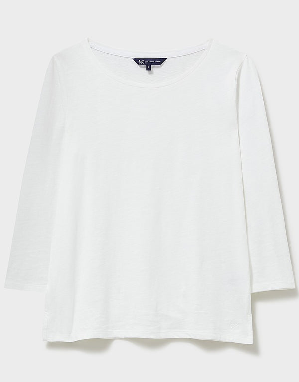 Crew Clothing Perfect Slub Scoop Neck Top