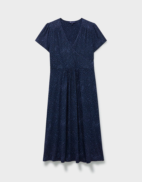 Crew Clothing Edith Wrap Jersey Dress