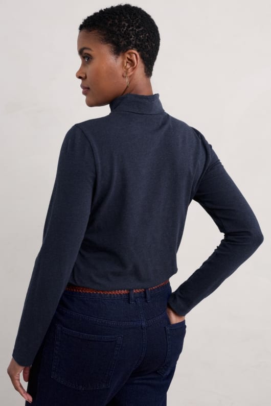 Seasalt Landing Roll Neck Top