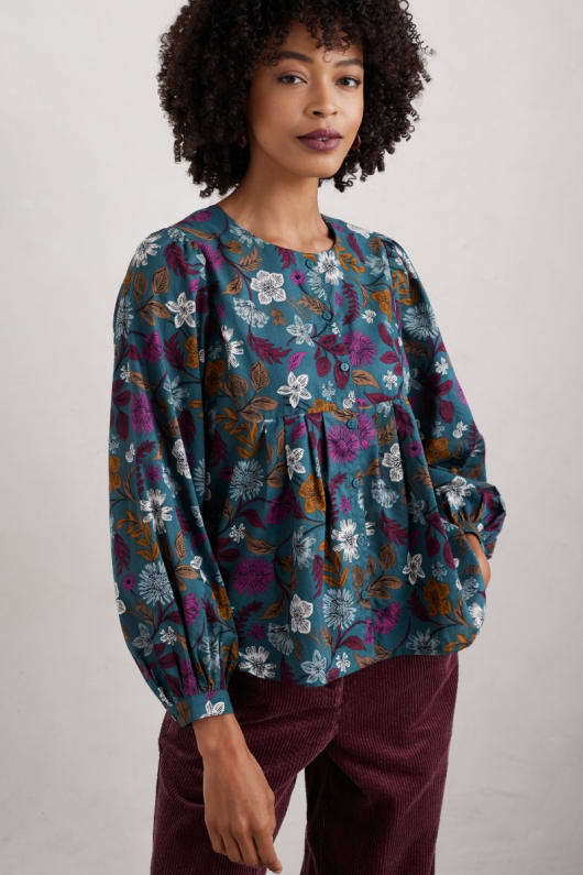 Seasalt Thornapple Floral Shirt