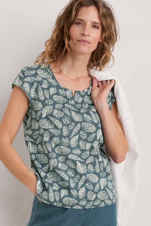 Seasalt Garden Gate Cotton Top