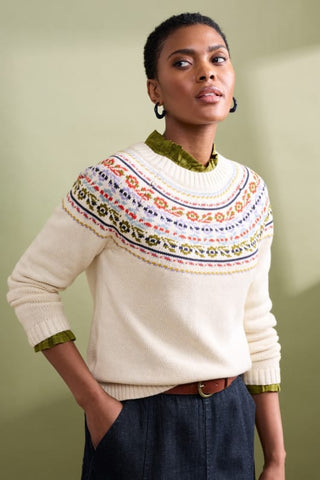 Seasalt Stitch Work Fair Isle Jumper