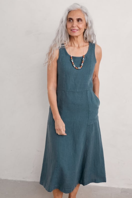 Seasalt Sleeveless Grass Wave Dress