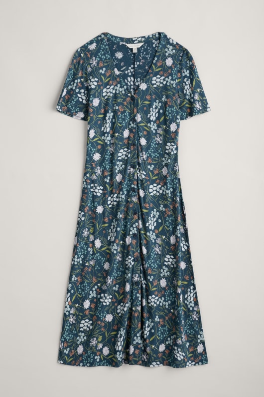 Seasalt Lilian Fitted Vintage-Inspired Tea Dress