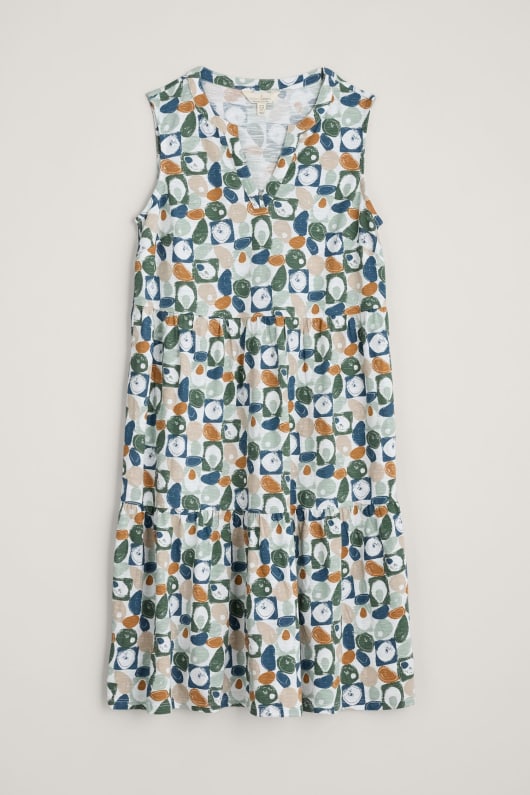 Seasalt Bodelva Sleeveless Flared Jersey Dress