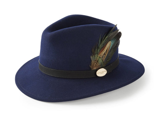 Hicks & Brown Suffolk Fedora Classic Feather