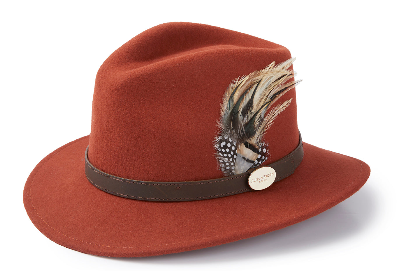 Hicks & Brown Suffolk Fedora Guinea & Pheasant