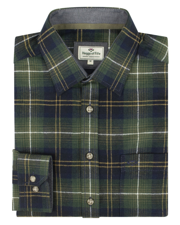 Hoggs of Fife Pitmedden LS Flannel Shirt