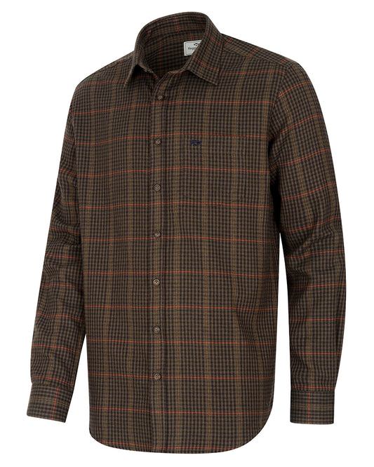 Hoggs of Fife Harris Cotton/Wool Twill Shirt
