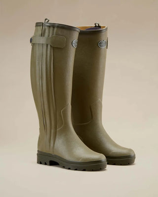 Le Chameau Ladies Chasseur Leather Lined Wellington Boot