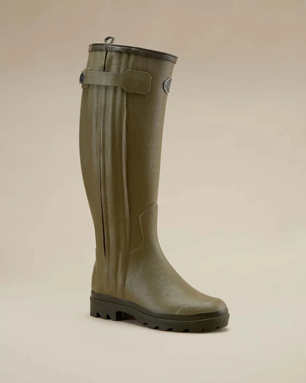 Le Chameau Ladies Chasseur Leather Lined Wellington Boot