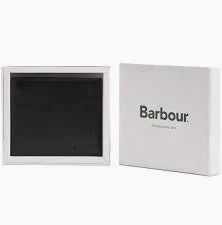 Barbour colwell leather billfold wallet